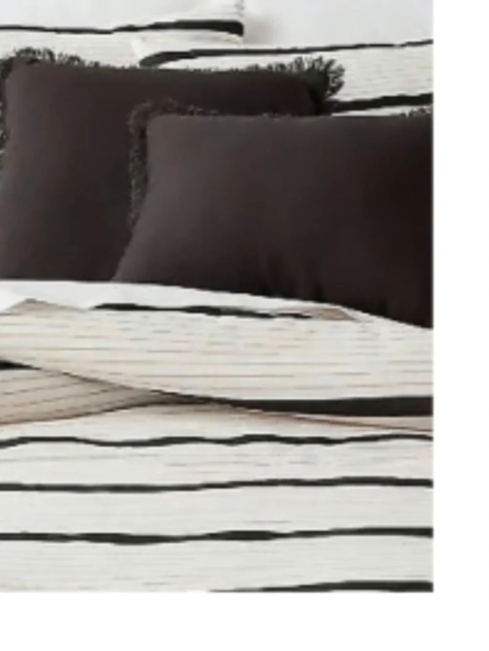 Classic Black Decorative Throw Pillows for Bedding